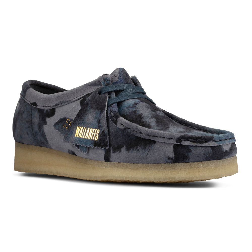 WALLABEE BOOTS BLUE CAMO