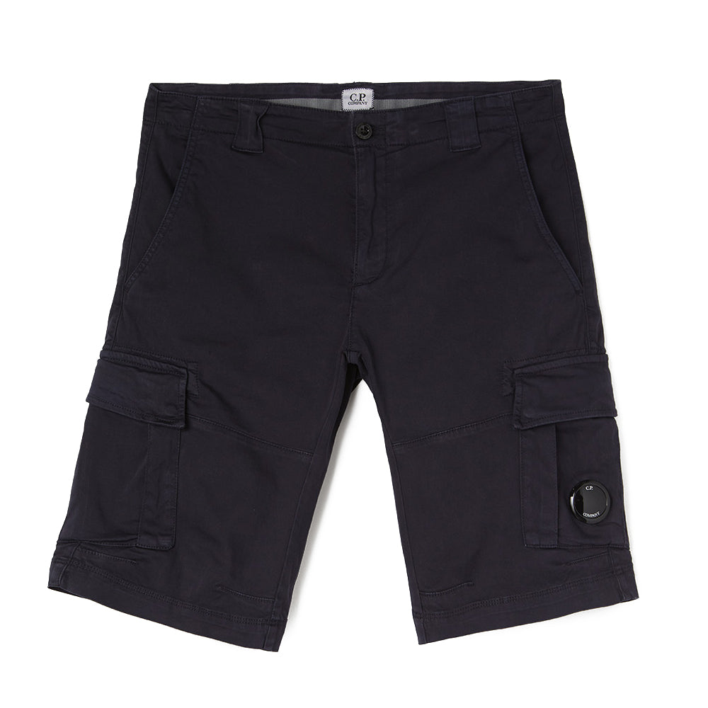 STRETCH SATEEN GARMENT DYED CARGO SHORTS