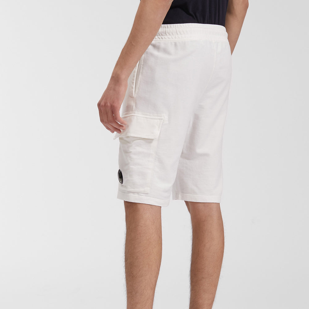 LIGHT FLEECE GARMENT DYED CARGO SHORTS