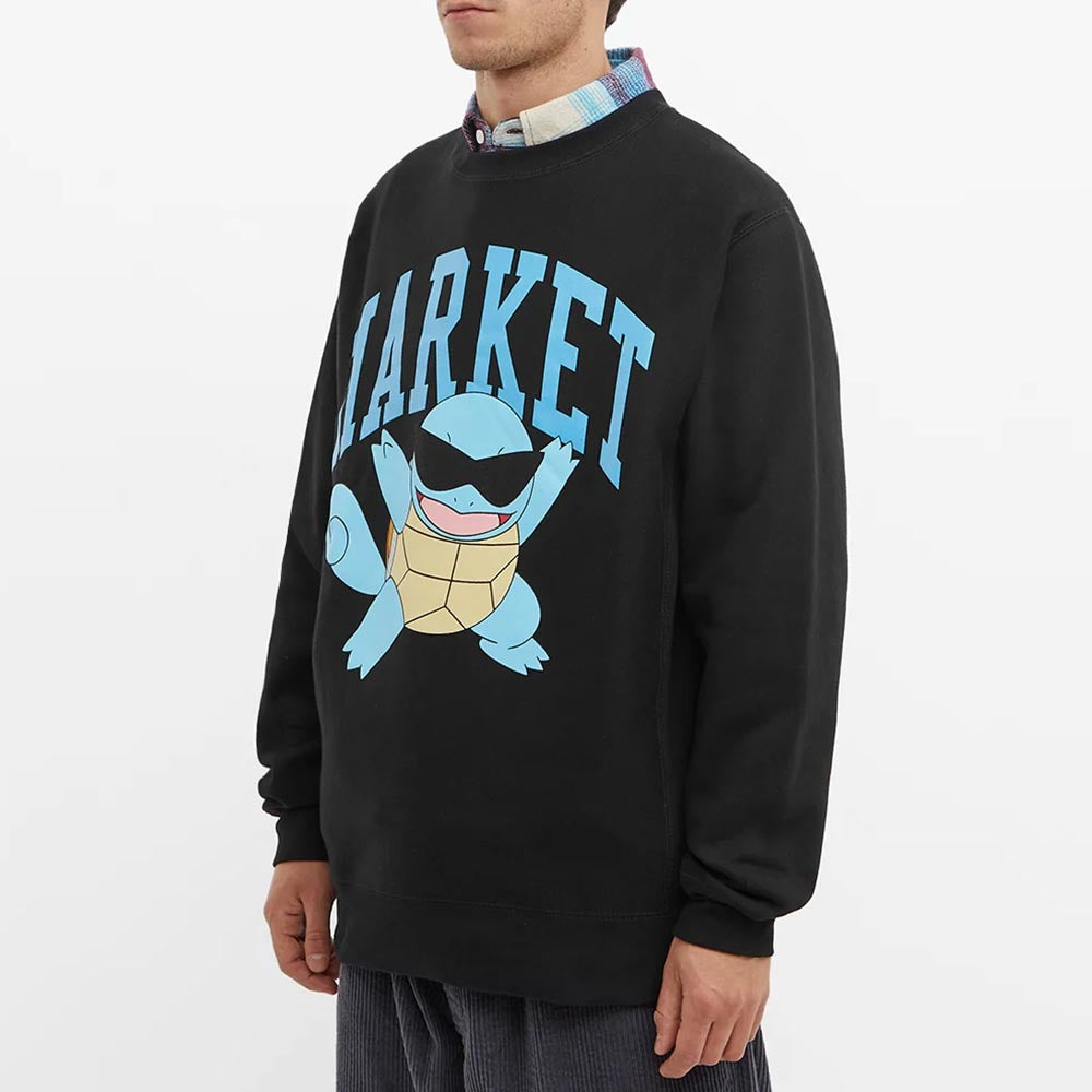 POKEMON SQUIRTLE ARC CHILLIN CREWNECK SWEATSHIRT