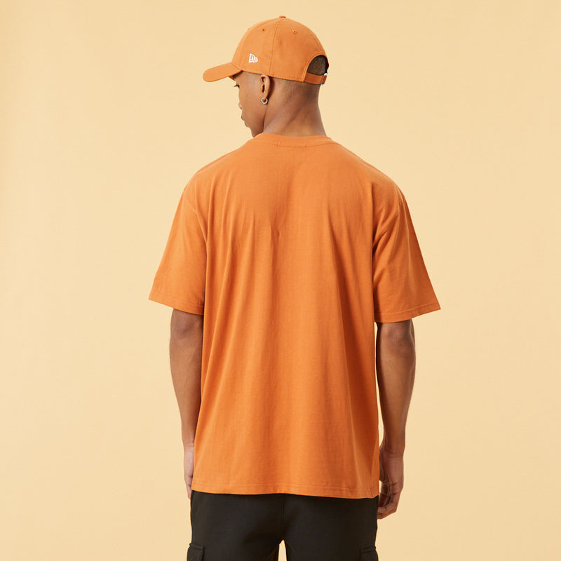 LA DODGERS LOGO BROWN OVERSIZED T-SHIRT