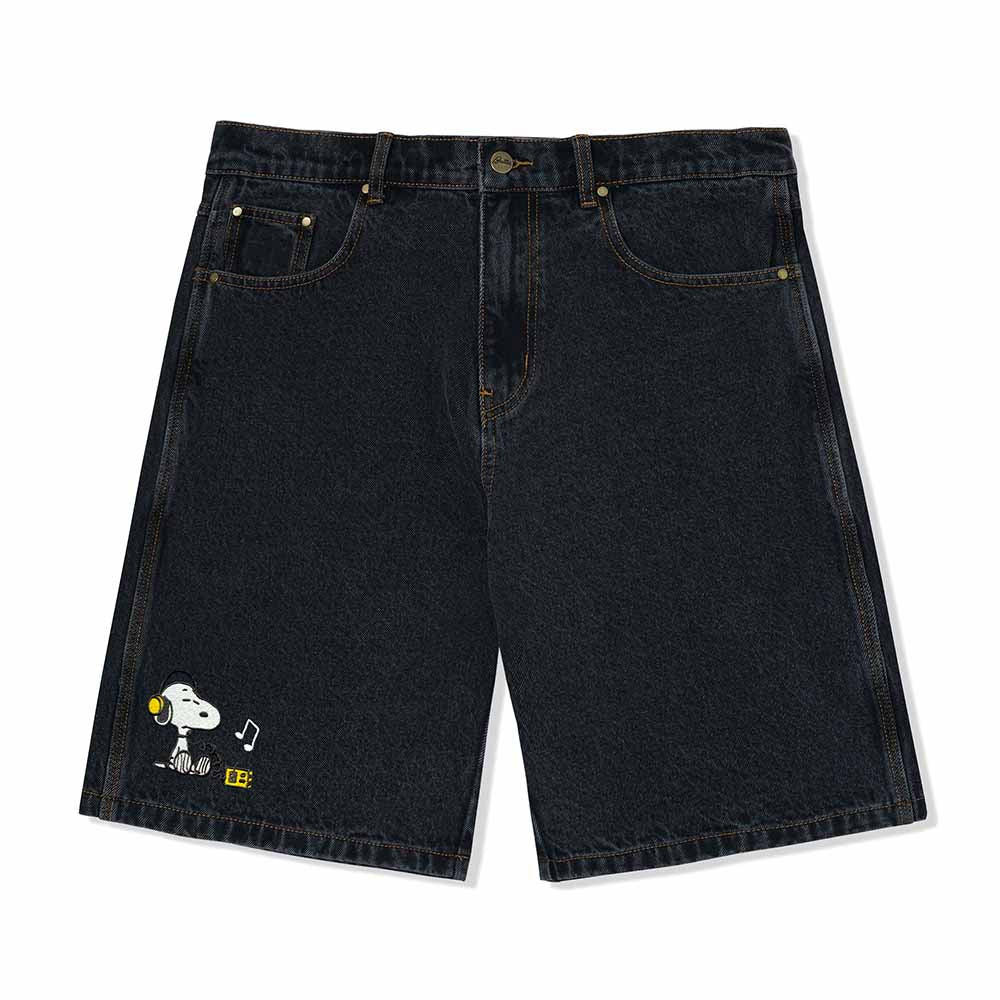 PEANUTS RADIO DENIM SHORTS