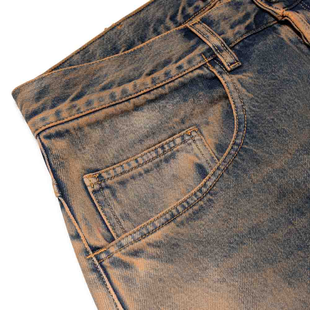 ACID WASH DENIM SHORT