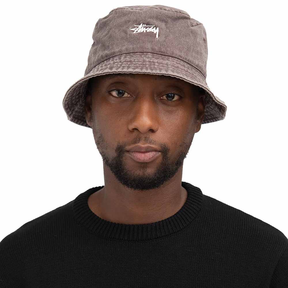 WASHED STOCK BUCKET HAT