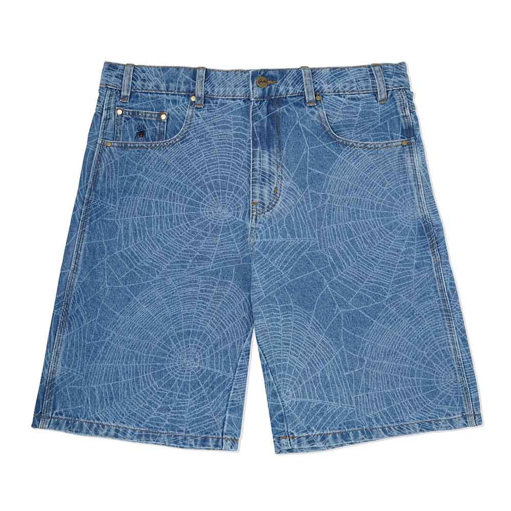 WEB DENIM SHORTS