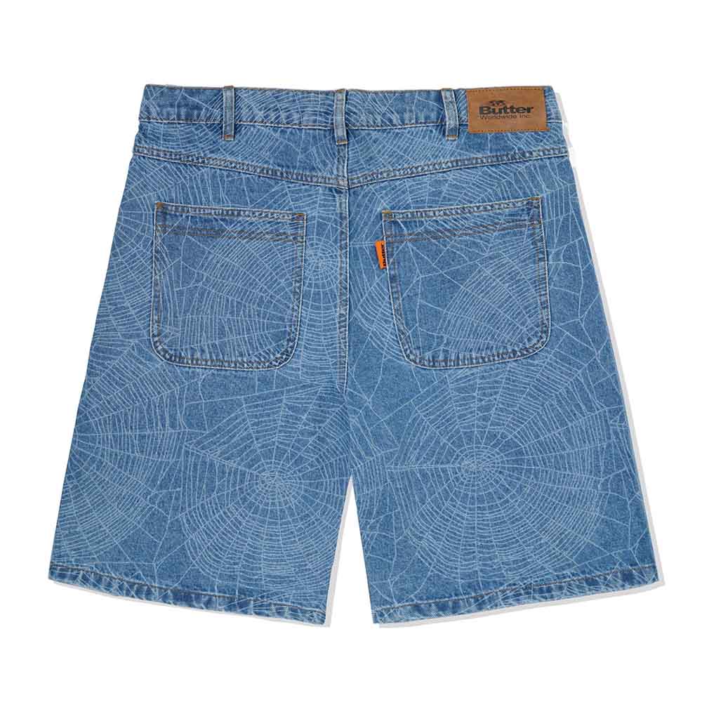 WEB DENIM SHORTS