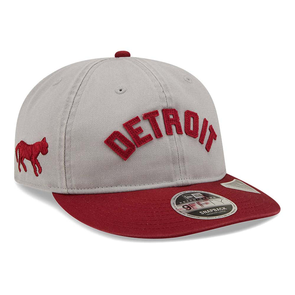 DETROIT TIGERS COOPERSTOWN GREY 9FIFTY RETRO CROWN CAP