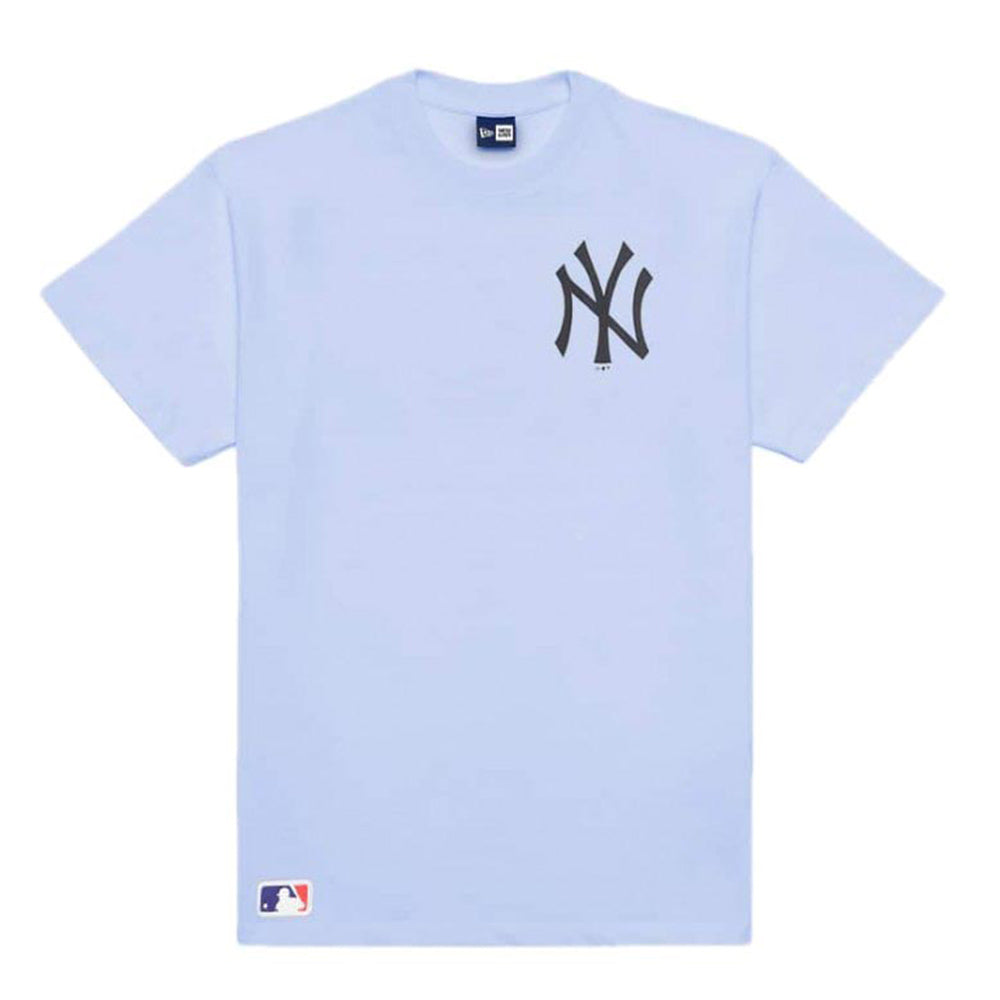 NEW YORK YANKEES LOGO BLUE OVERSIZED T-SHIRT