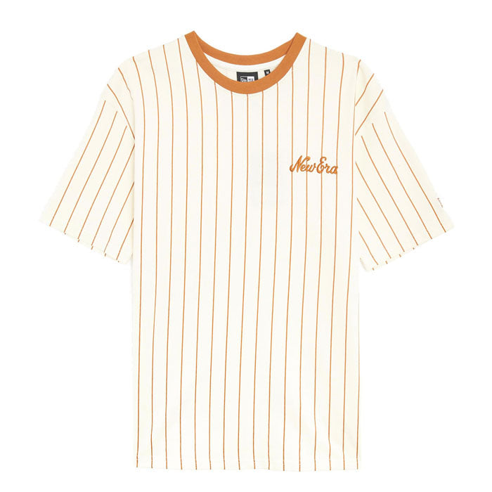 NEW ERA PINSTRIPE WHITE OVERSIZED T-SHIRT