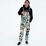 FLOWER CHILD COTTON TWILL OVERALLS