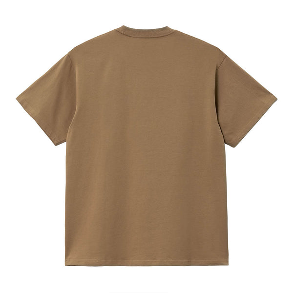 S/S SCRIPT EMBROIDERY T-SHIRT