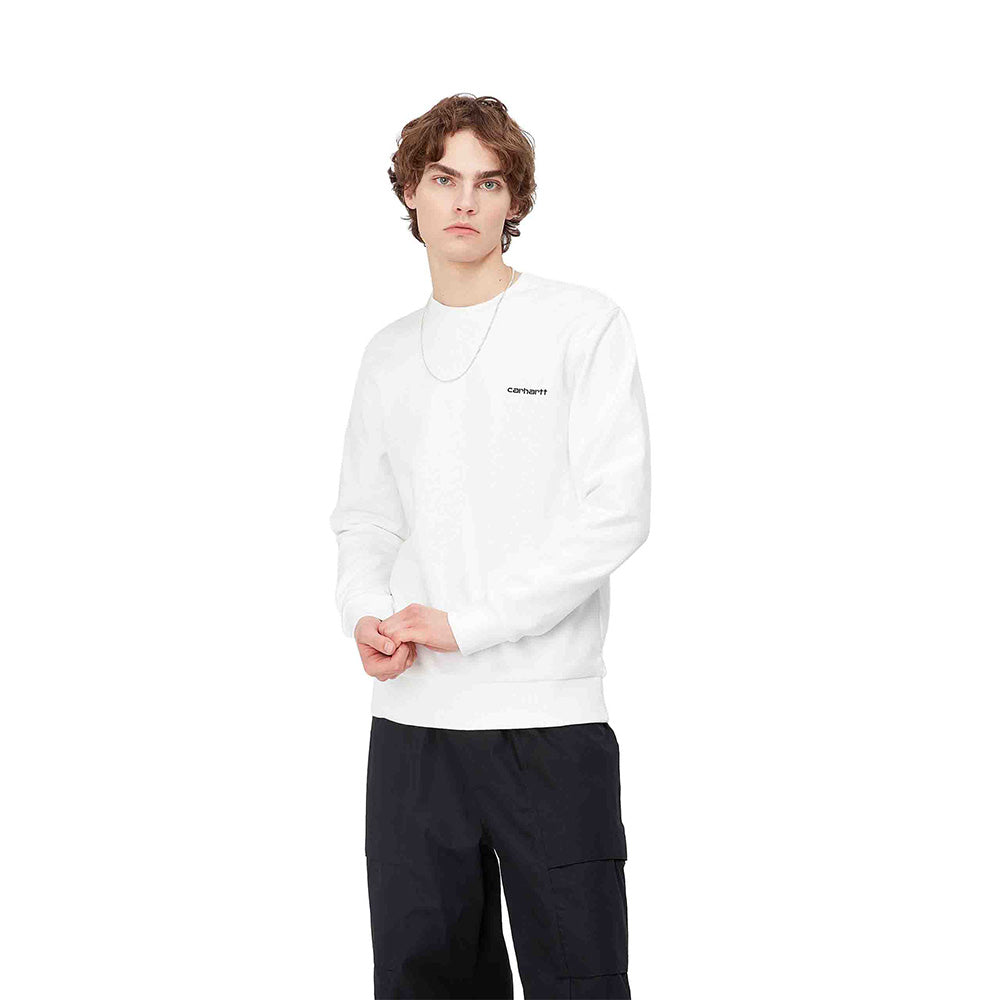SCRIPT EMBROIDERY SWEAT