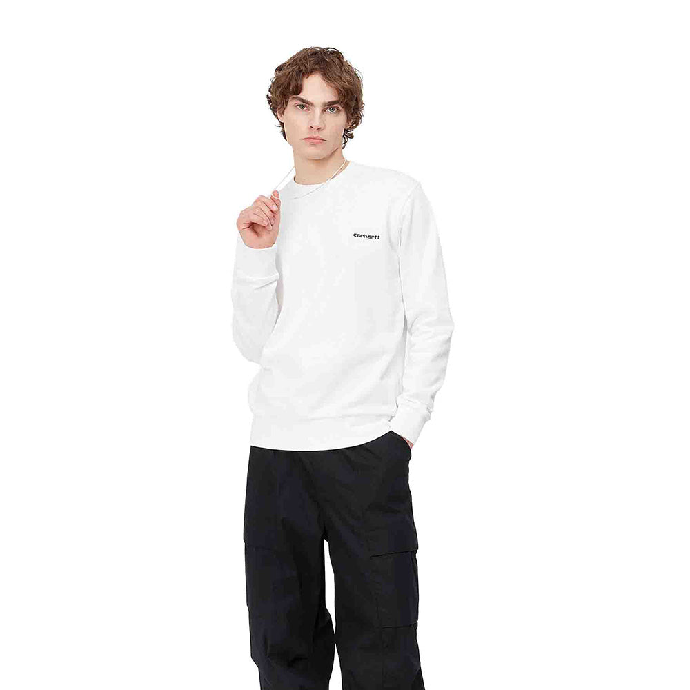 SCRIPT EMBROIDERY SWEAT